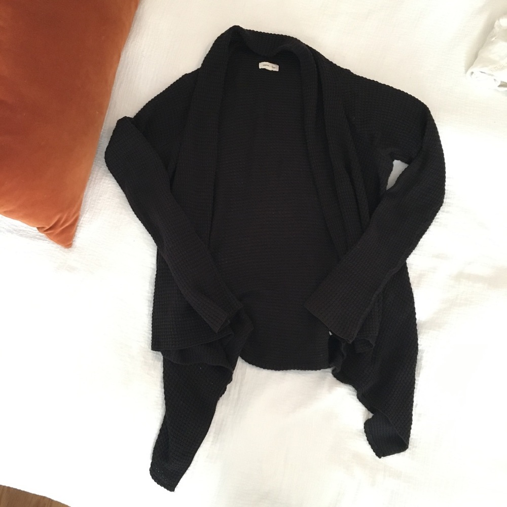 Silence + Noise Waffle Knit Cardigan